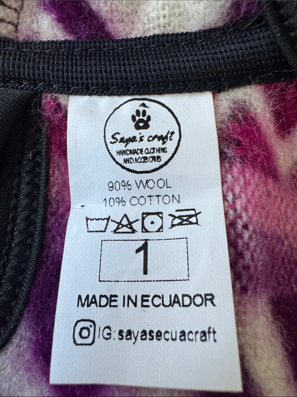 Aztec Woven Blanket Dog Jacket Coat Toy Breed